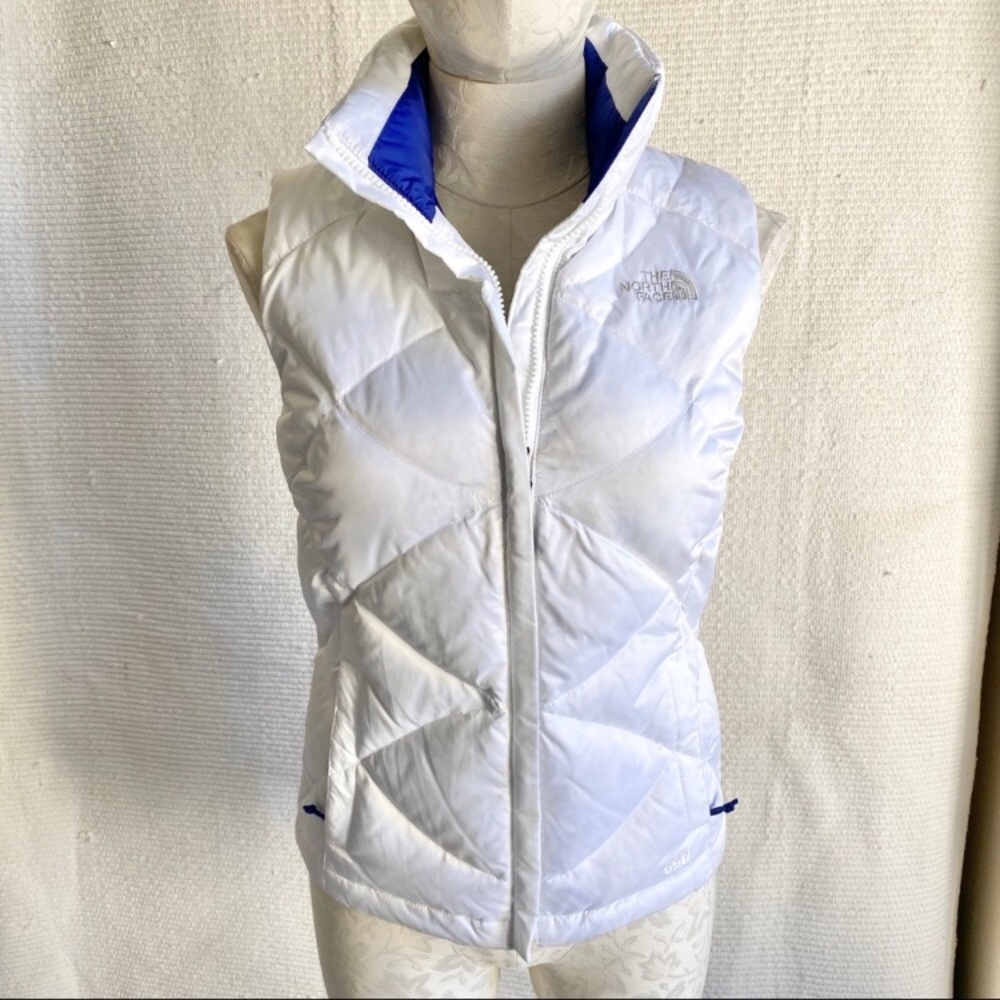 North Face 550 Down Puffer Vest Diamond White